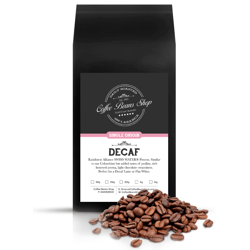 Decaf Organic Colombia Coffee Beans