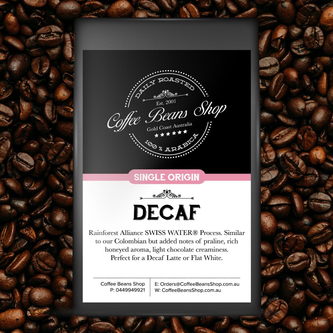 Decaf Organic Colombia Coffee Beans