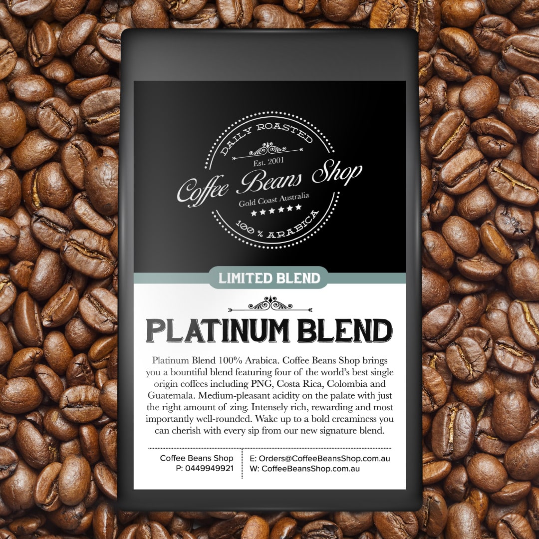 Platinum Blend Coffee Beans Coffee Roasters Australia Coffee Beans Shop